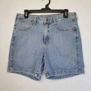 Aura High Rise Jean Shorts Women's 8 Reg.